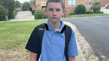 Keagan Hull was last seen at a home on Christopher Crescent, Queanbeyan, at about 3.15pm on Monday. Picture supplied. 