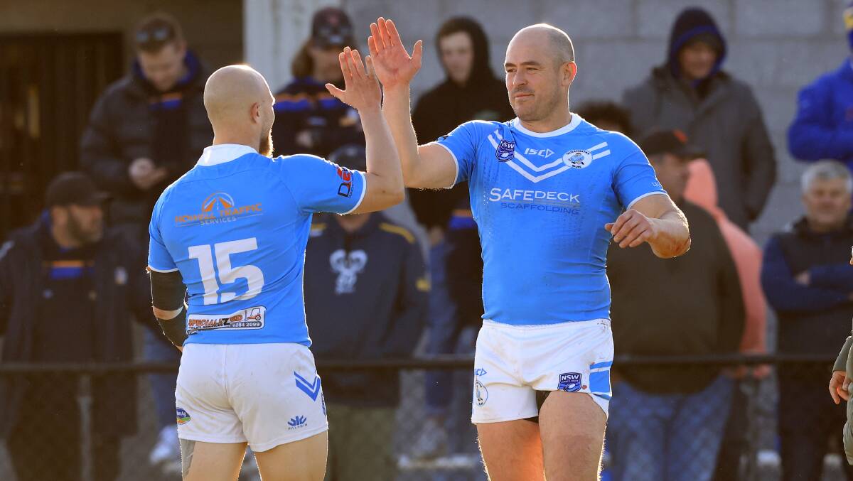 Terry Campese celebrates making the grand final. Picture by Keegan Carroll