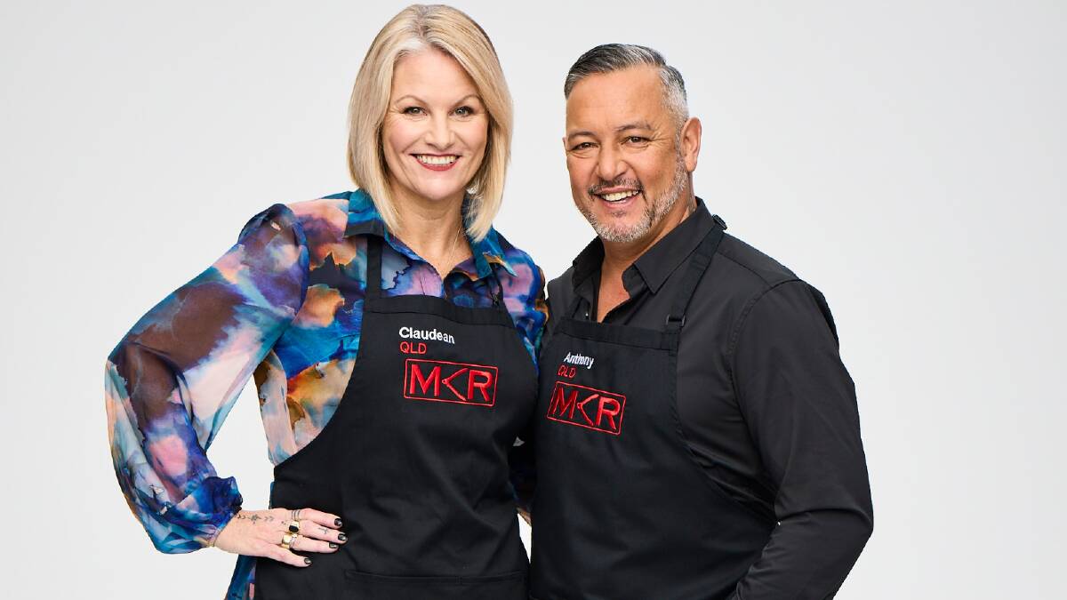 Claudean and Anthony as a team on My Kitchen Rules. Picture via Seven