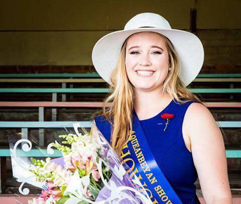 Keeley Pasfield will represent Queanbeyan at the Zone 3 Regional Showgirl Finals. Photo: Justin Smith