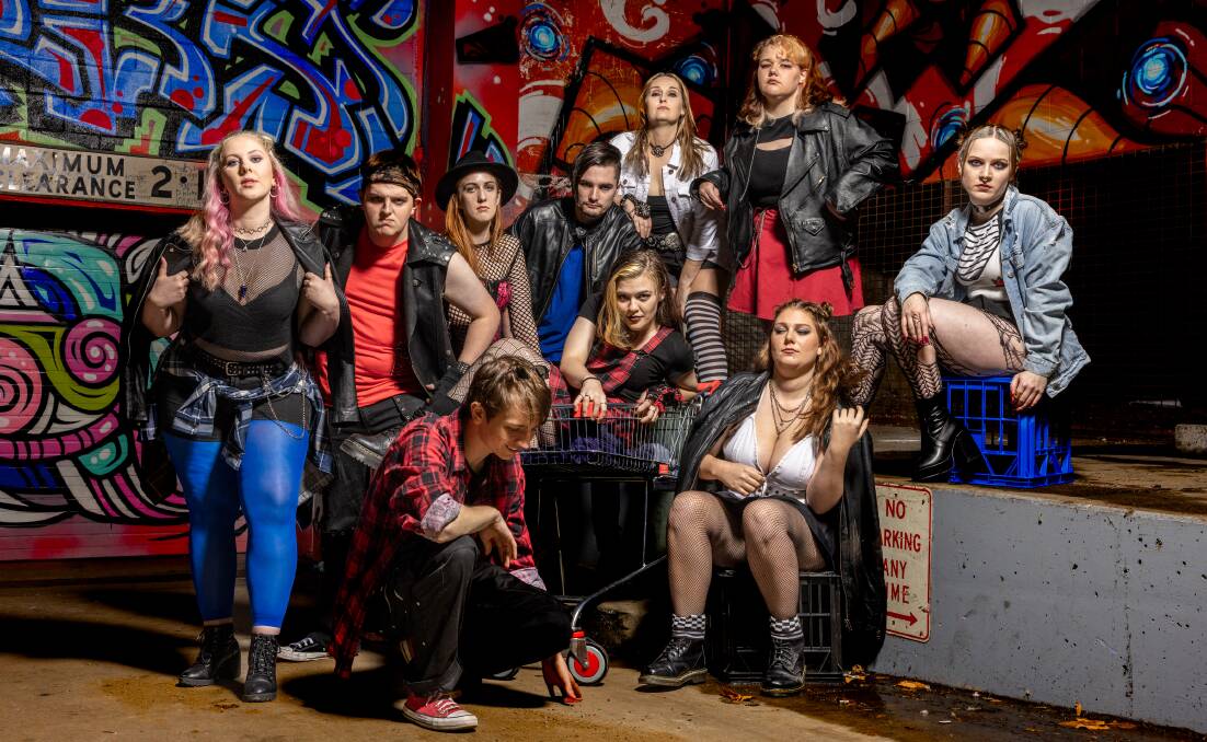  Some of the restless young residents of Jingletown, looking for a brighter life in American Idiot. Picture by Photox - Canberra Photography Services
