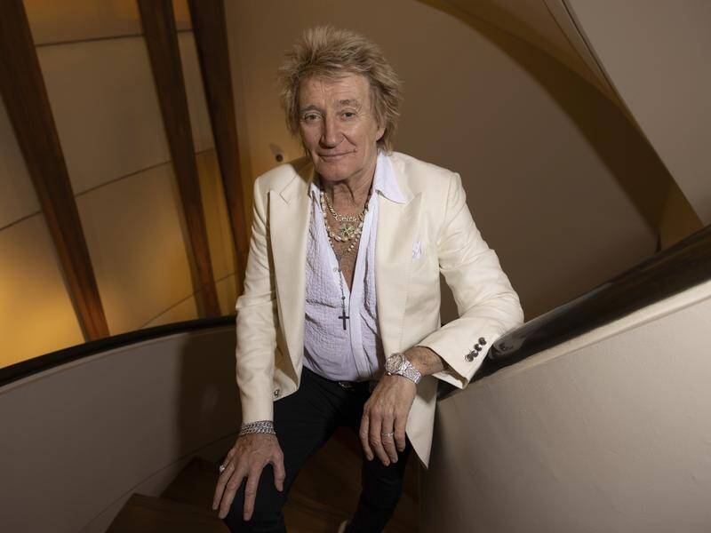 Rod Stewart's new album Swing Fever is a collaboration with Jools Holland. (AP PHOTO)