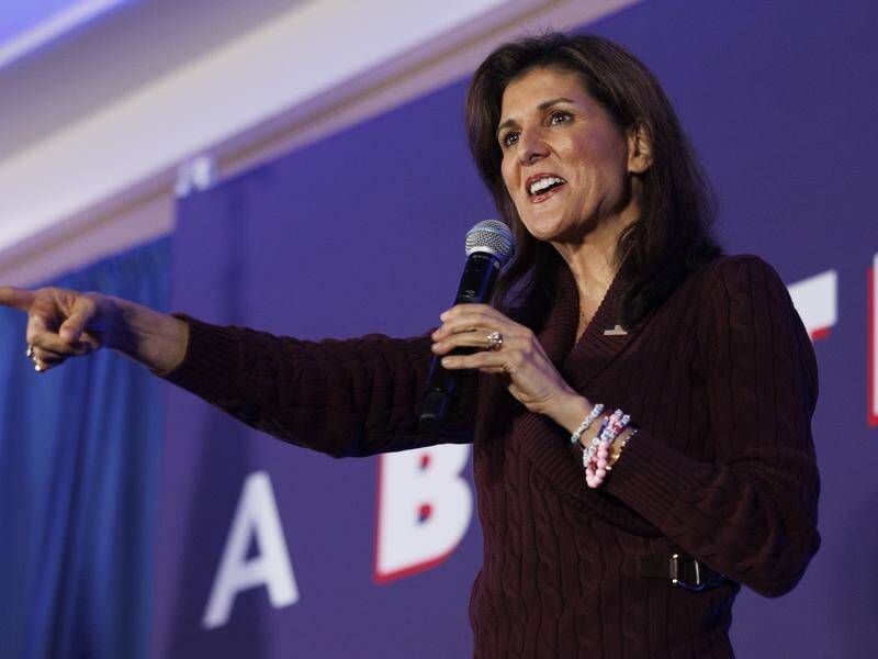 Nikki Haley has picked up 19 delegates from her win in the Washington DC Republican primary. (EPA PHOTO)