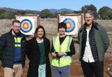 The Queanbeyan Archery Club is getting upgraded. Picture supplied. 